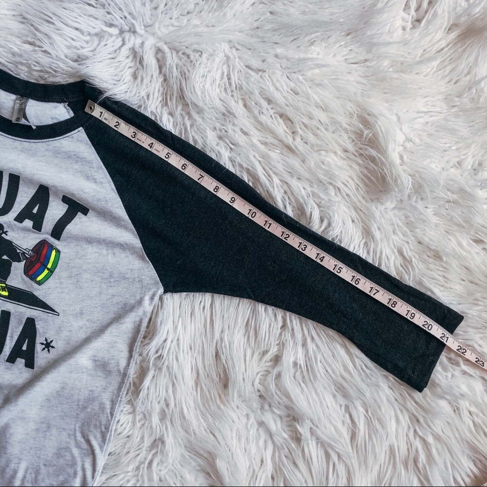 Squat Ninja Raglan Tee - Picture 6 of 6